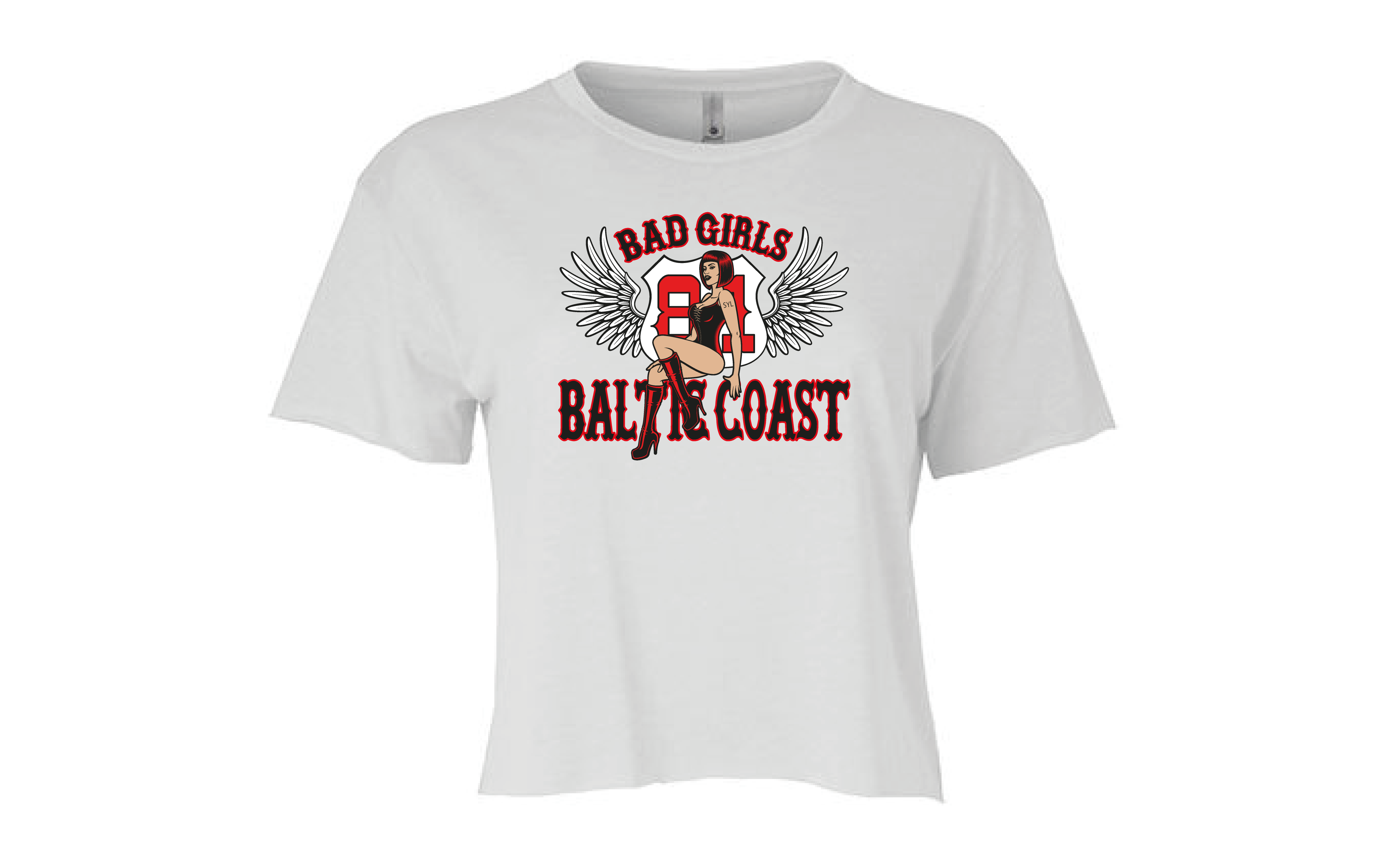 Cropped Damen Schriftzug Cropped Damen Schriftzug