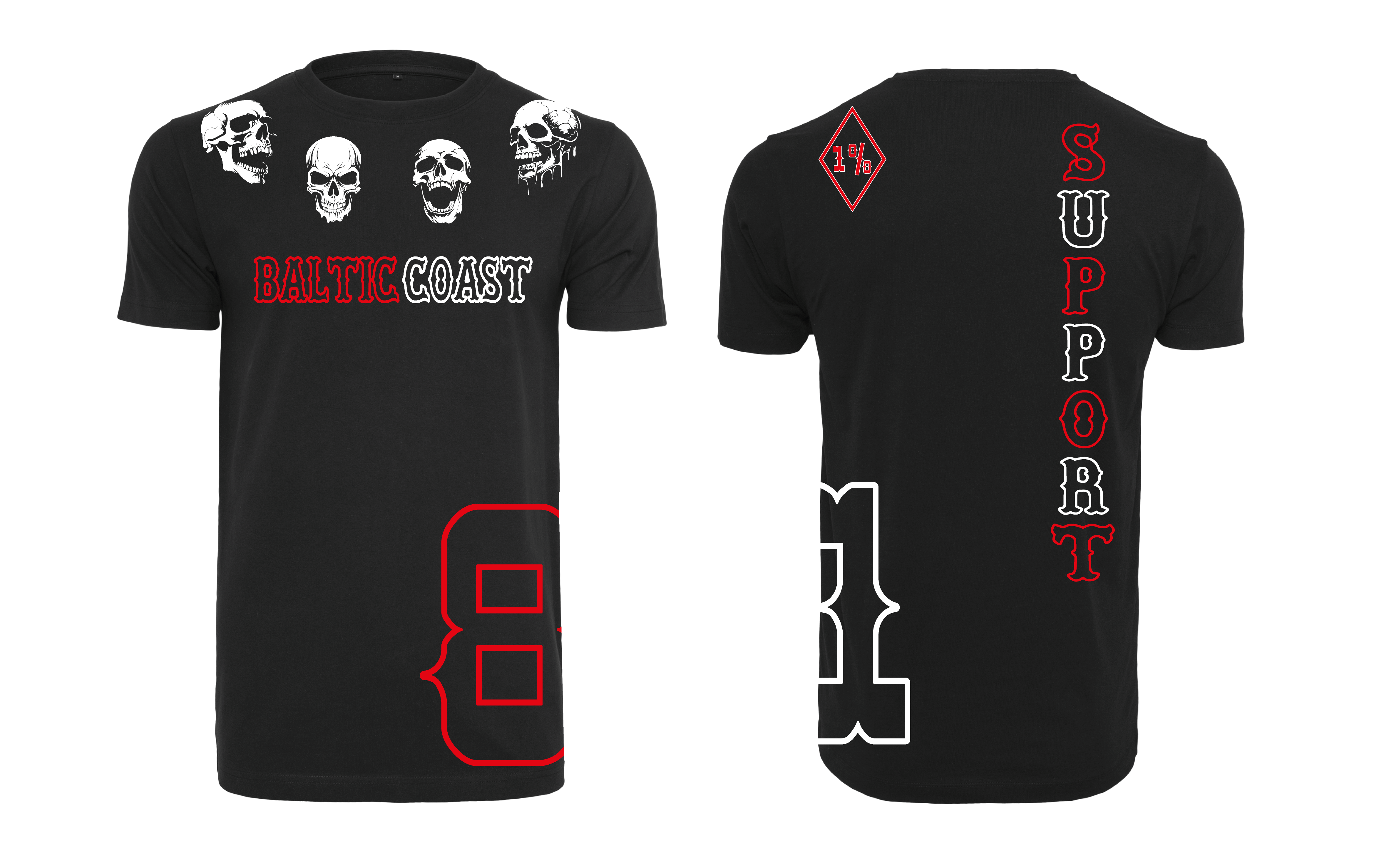 T-Shirt 81 BC Totenköpfe T-Shirt 81 BC Totenköpfe