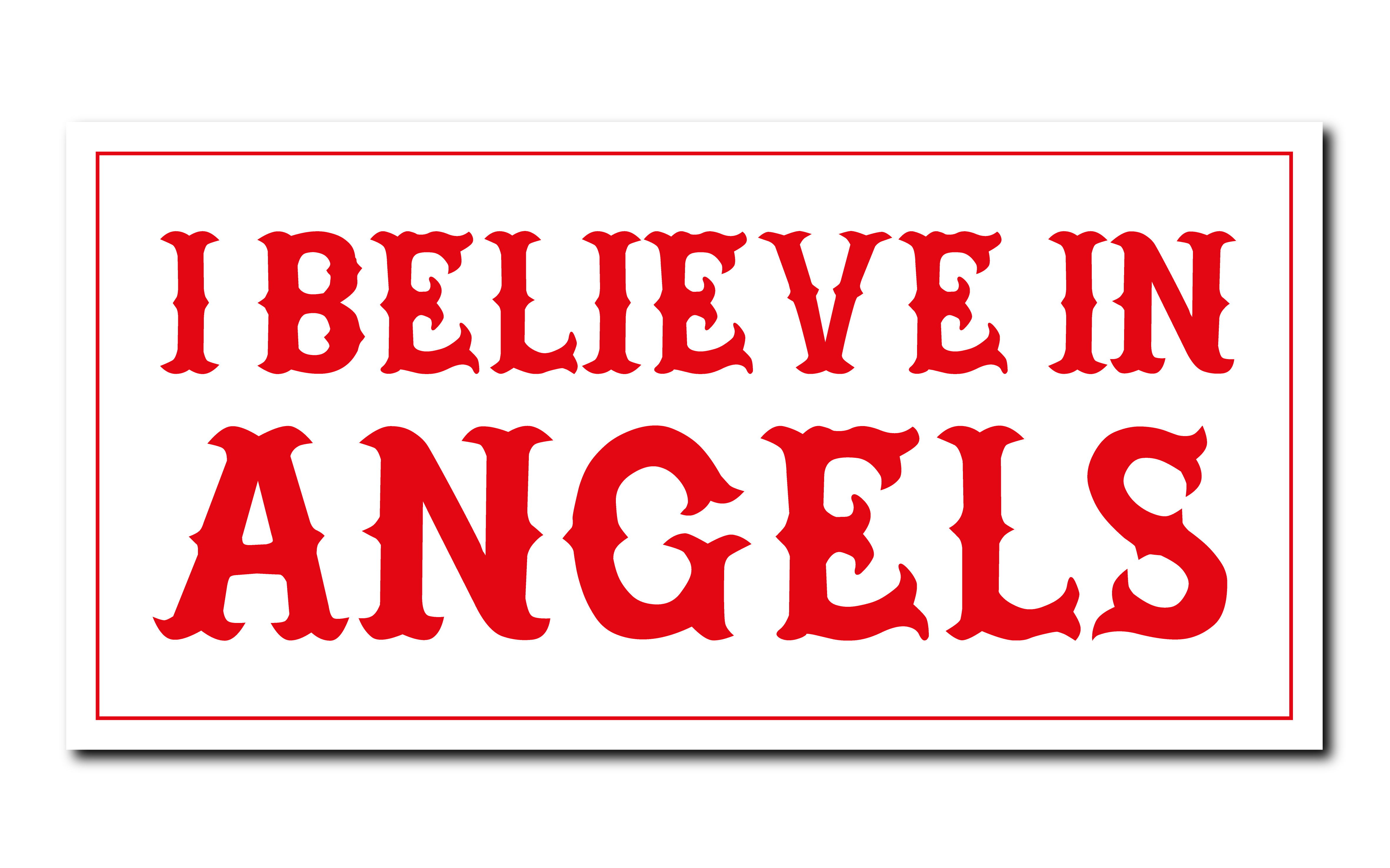 Aufkleber Believe Aufkleber Believe