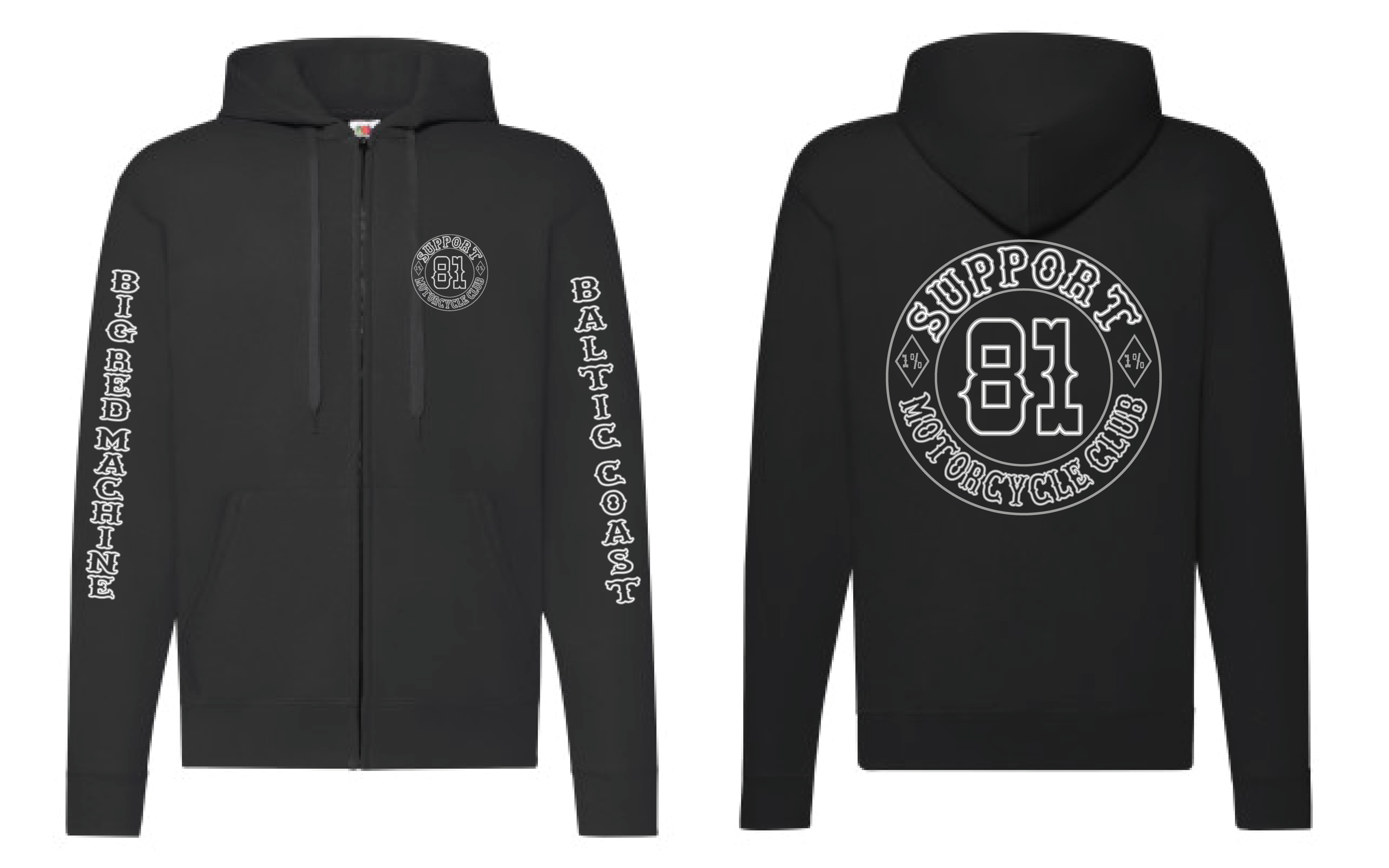 Kapuzenjacke BRM Motorcycle Club