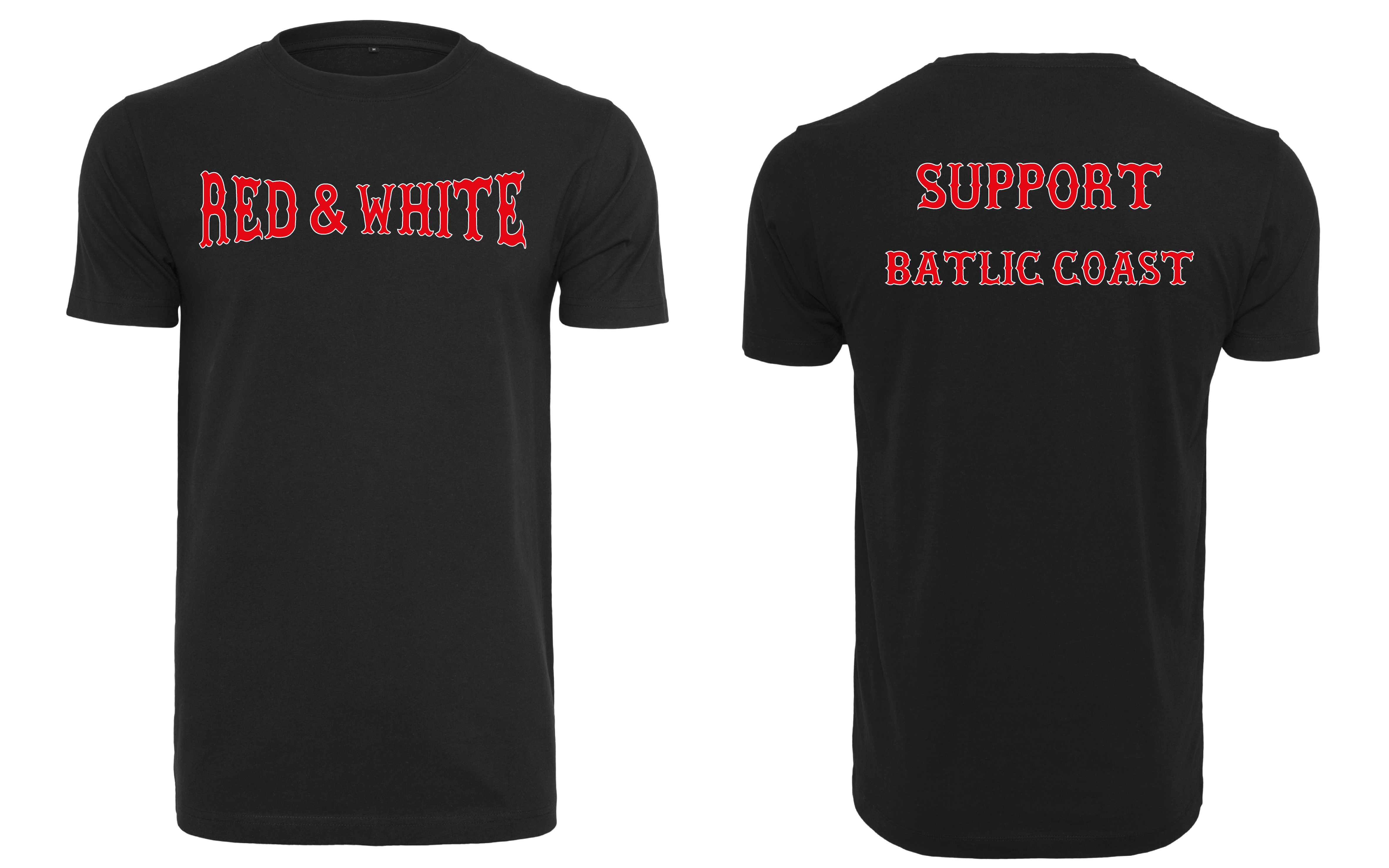 T-Shirt Red & White T-Shirt Red & White