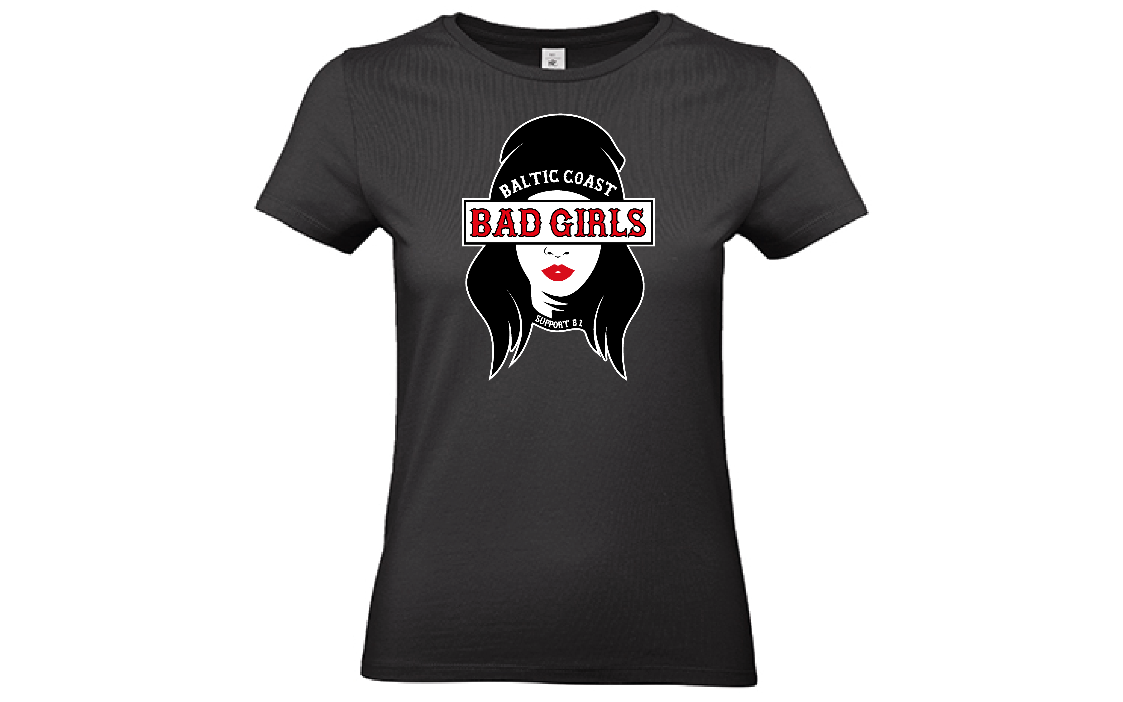 T-Shirt Damen Bad Girls Kopf T-Shirt Damen Bad Girls Kopf