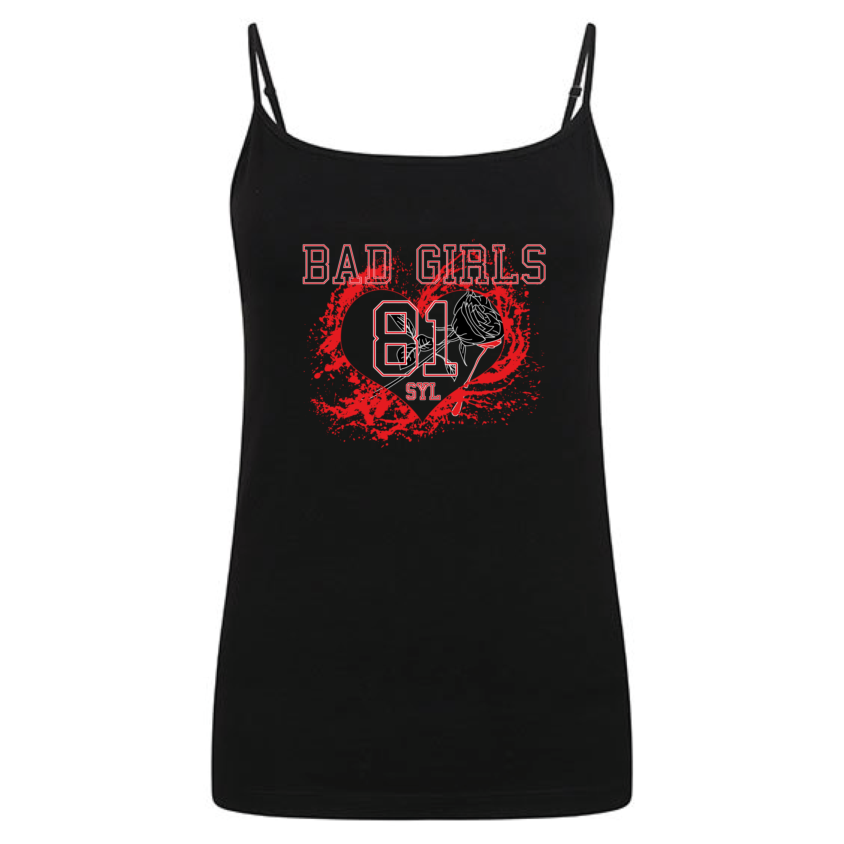 Top Damen Herz-Rose Top Damen Herz-Rose