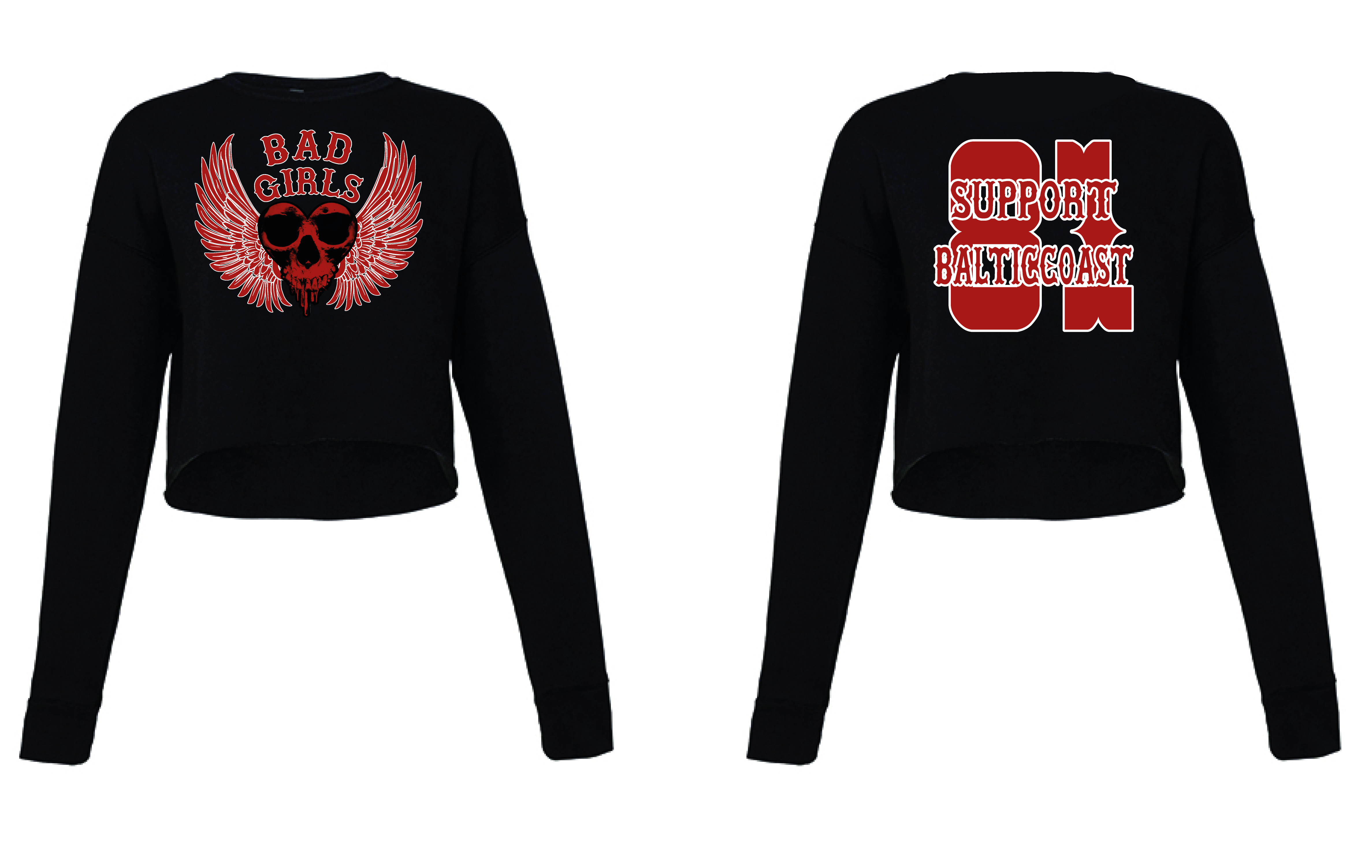 Sweatshirt Damen Bad Girls Sweatshirt Damen Bad Girls