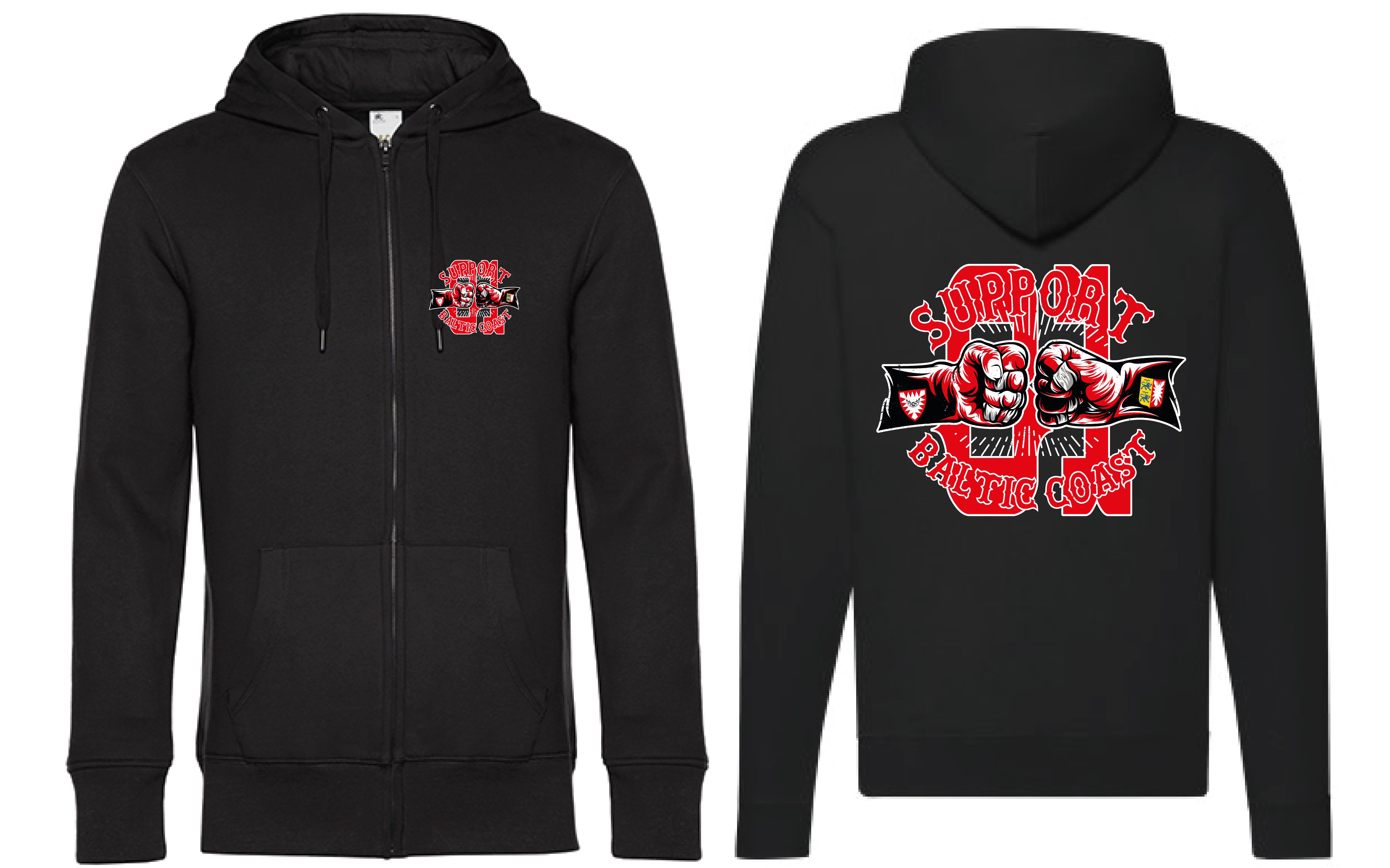 Kapuzenjacke Fäuste Kapuzenjacke Fäuste