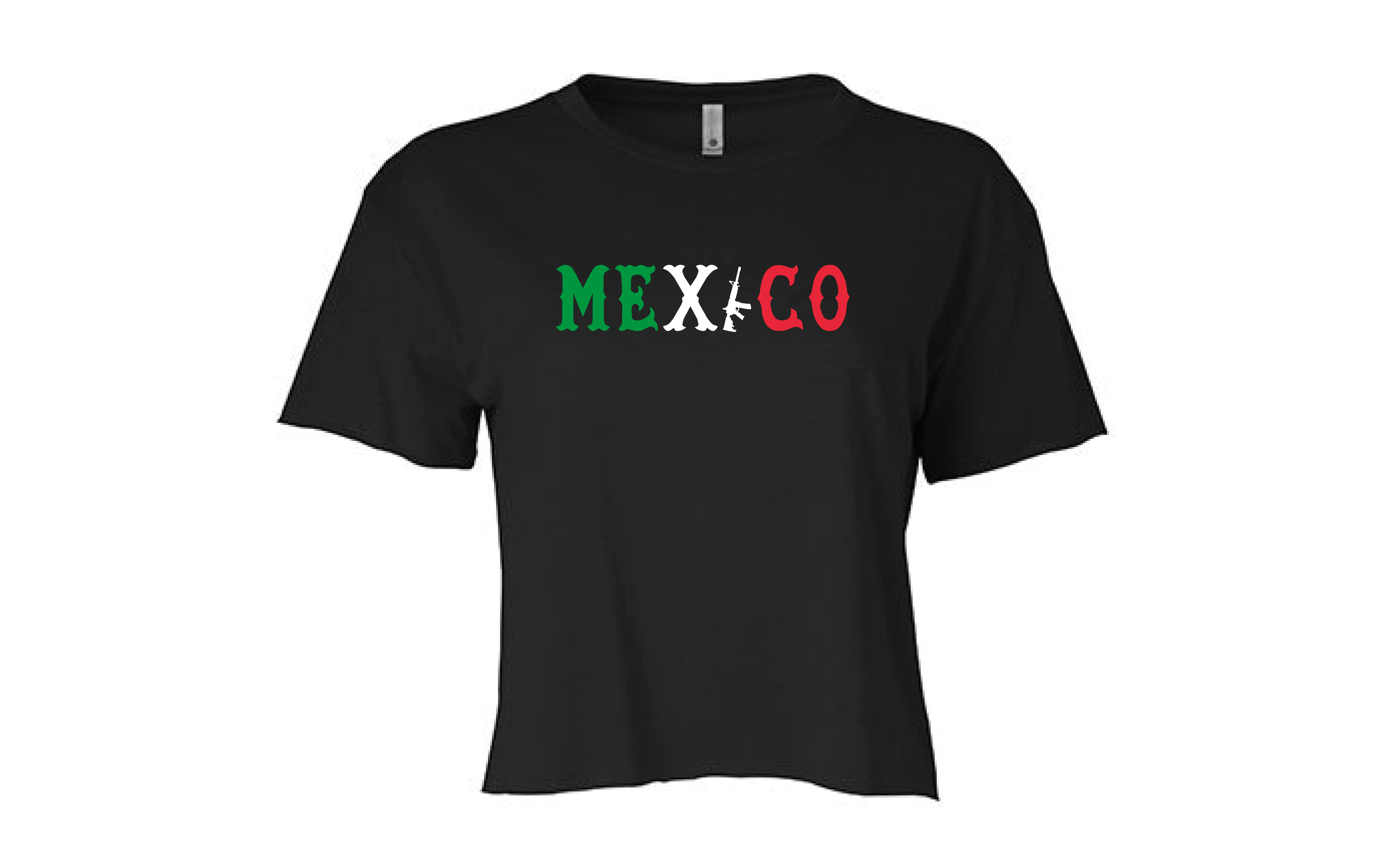 Ländershirt Cropped Damen Mexico Ländershirt Cropped Damen Mexico